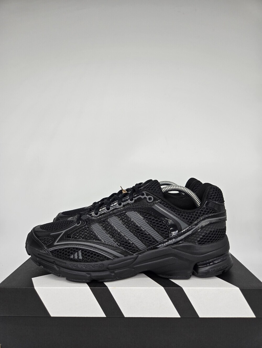 adidas Women's Spiritain 2000 Black Grey Carbon Shoes Size 10